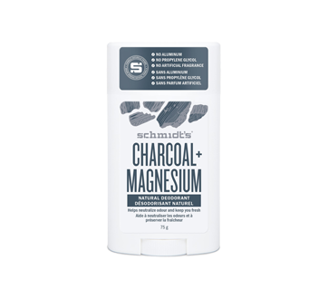Image du produit Schmidt's - Désodorisant naturel charbon + magnésium, 75 g
