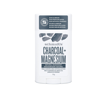 Désodorisant naturel charbon + magnésium, 75 g