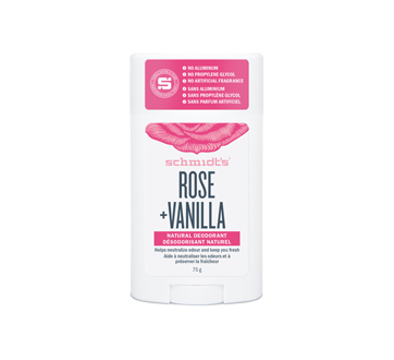 Désodorisant naturel rose + vanille, 75 g