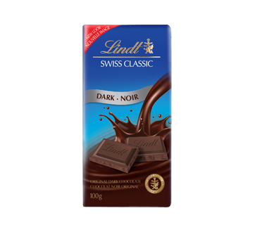 Image du produit Lindt - Lindt Swiss Classic chocolat noir, 100 g