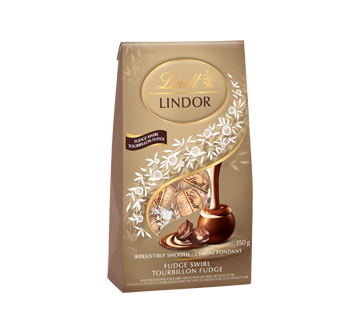 Image du produit Lindt - Lindor chocolat au lait tourbillon fudge, 150 g