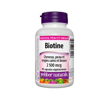Image du produit Webber - Biotine capsules, 90 unités