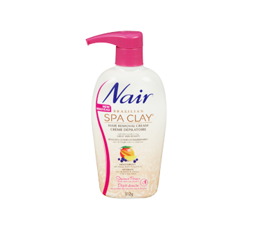 Image 3 du produit Nair - Brazilian Spa Clay crème dépilatoire en pompe huile d'argan, 312 g, Fleur d'oranger