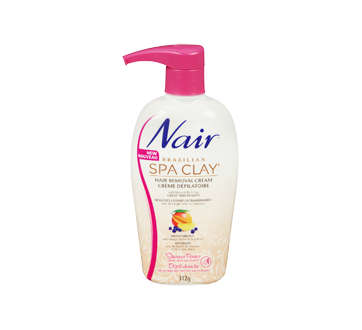 Image 3 du produit Nair - Brazilian Spa Clay crème dépilatoire en pompe huile d'argan, 312 g, Fleur d'oranger
