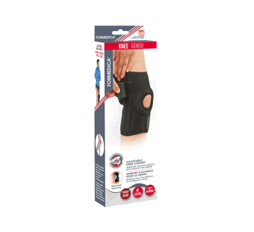 Image du produit Formedica - Support ajustable pour le genou, 1 unité, grand-très grand, noir