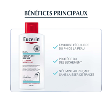 Image 5 du produit Eucerin - Complete Repair nettoyant pour le visage et corps pour peau sèche à très sèche, 500 ml