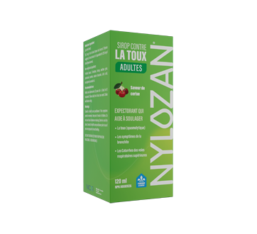 Image du produit Nylozan - Sirop contre la toux pour adulte, 120 ml, miel