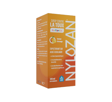 Image du produit Nylozan - Sirop contre la touxpour enfants, 120 ml, orange