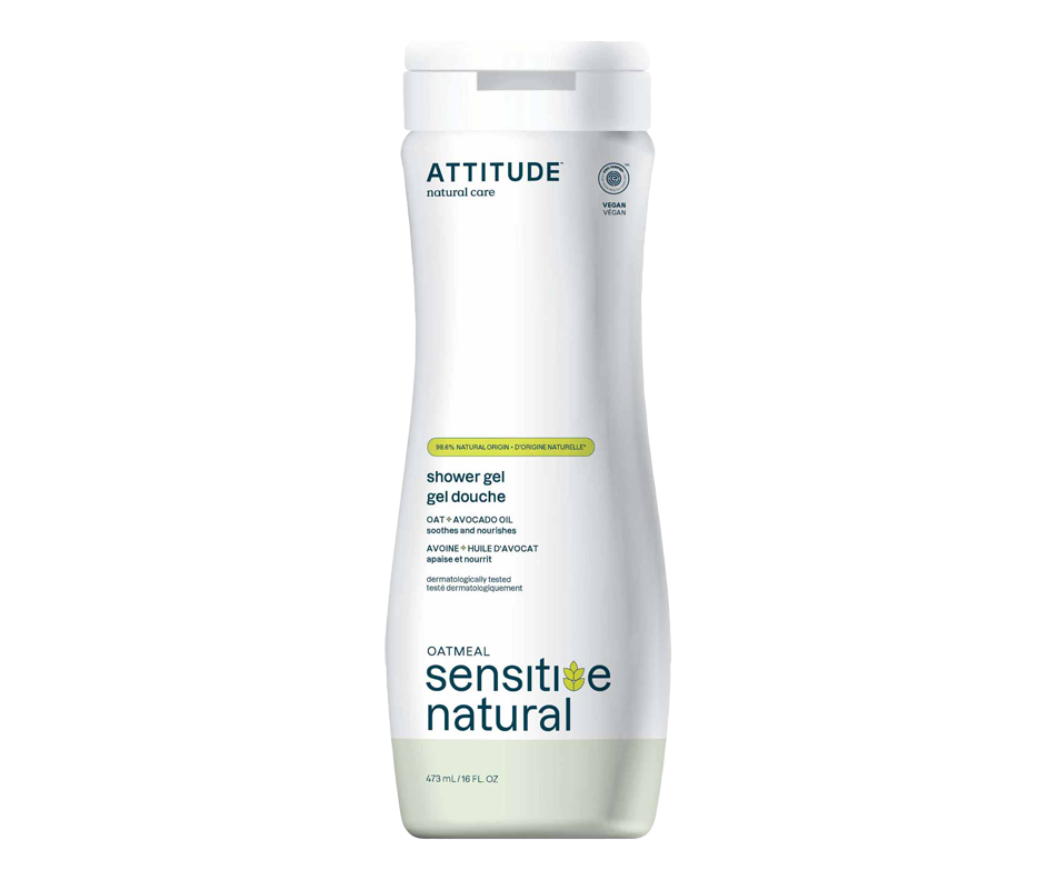 Gel douche nourrissant, 473 ml Attitude Gel douche et nettoyant