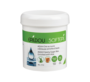 Image du produit Epildou - Aqua cire au sucre crémeuse enrichie d'aloès, 600 g