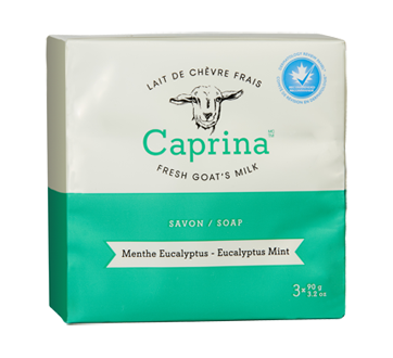 Savon En Barre Au Lait De Chevre Frais 3 X 90 G Menthe Eucalyptus Caprina Savon Jean Coutu Savon En Barre Au Lait De Chevre Frais 3 X 90 G Menthe Eucalyptus Caprina Savon Jean Coutu