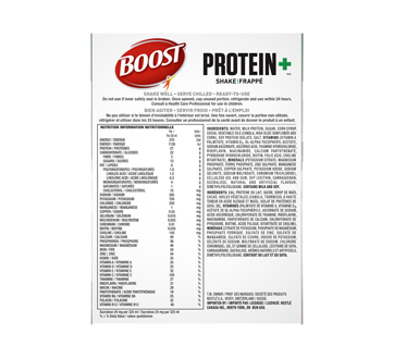 Image 2 du produit Nestlé - Boost Protein+ frappé substitut de repas, 4 x 325 ml, chocolat