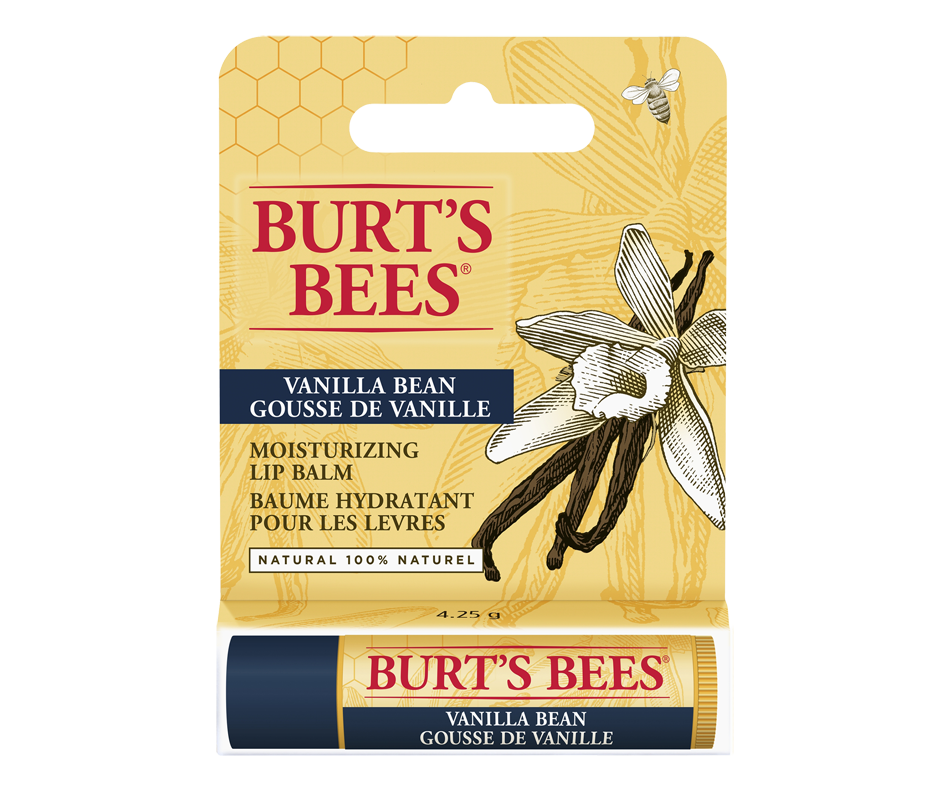 Baume pour les lèvres, gousse de vanille, 1 unité Burt's Bees Soins