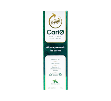 CariØ  dentifrice, 100 g, menthe verte