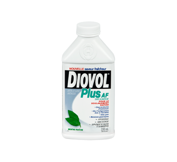Image 3 du produit Diovol - Plus AF sans aluminium antiacide liquide, 350 ml, menthe fraîche