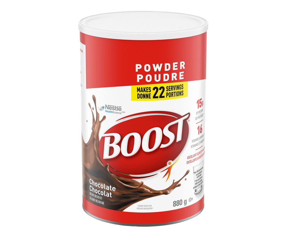 Boost déjeuner instantané en poudre, chocolat, 880 g Nestlé Poudre et mélange Jean Coutu
