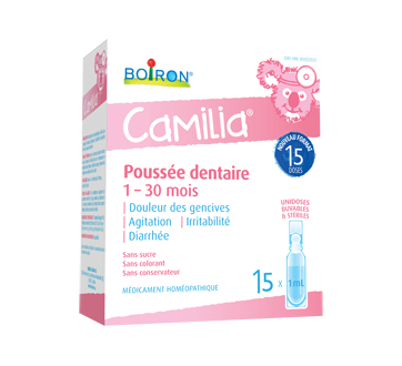 Image 3 du produit Boiron - Camilia poussée dentaire, 15 x 1 ml