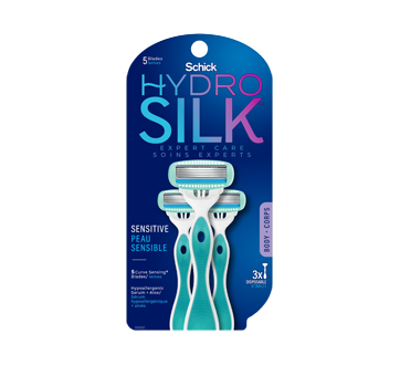 Hydro Silk rasoirs jetables, 3 unités