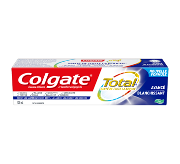 Total avancé blanchissant dentifrice, 120 ml