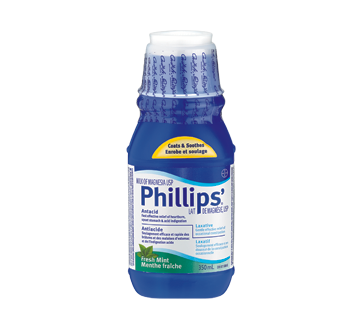 Image du produit Phillips - Phillips lait de magnésie liquide, 350 ml, menthe