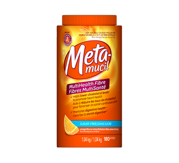 Image du produit Metamucil - Fibres MultiSanté 3 en 1 supplément de fibres en poudre, 1040 g, saveur d'orange