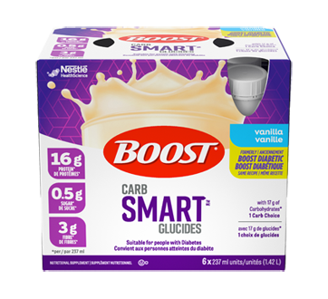 Boost  Boisson pour diabétique, 237 ml, vanille