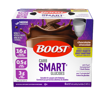 Boost Diabétique supplément traditionnel, 6 x 237 ml, chocolat