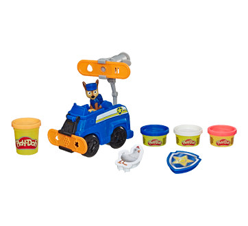 Pate A Modeler Pat Patrouille Chase Et Son Vehicule 1 Unite Hasbro Enfants Et Adultes Jean Coutu