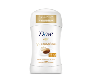 Image du produit Dove - Go Sleeveless antisudorifique, 45 g, beurre de karité