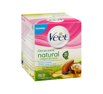 Image 3 du produit Veet - Natural Inspirations cire au sucre, jambes, visage et corps, 250 ml