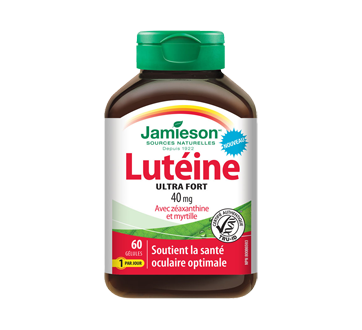 Image du produit Jamieson - Lutéine 40 mg avec zéaxanthine et myrtille, 60 unités