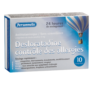 Image 1 du produit Personnelle - Desloratadine contrôle des allergies, 10 unités