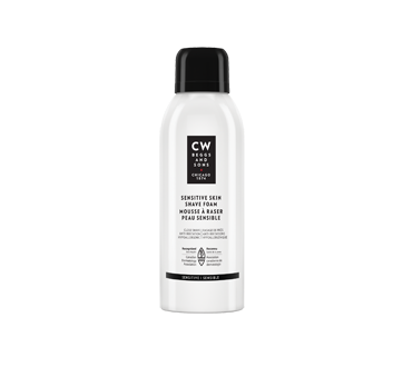 Mousse à raser peau sensible, 150 ml