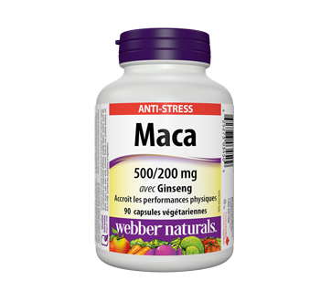 Image du produit Webber - Maca avec ginseng 500/200 mg , 90 unités