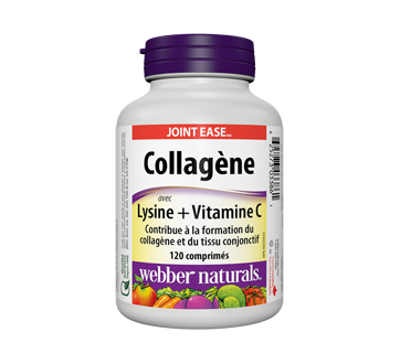 Image du produit Webber - Collagène avec lysine + vitamine C, 120 unités