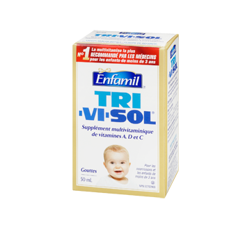 Image 1 du produit Enfamil - Tri-Vi-Sol supplément multivitaminique de vitamines A, D et C, 50 ml