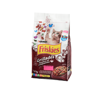 Friskies Grillades Tendres et Croquantes nourriture pour chats adultes, 1,4 kg