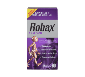 Image du produit Robax - Robax Platine ibuprofène + relaxant musculaire, 60 unités