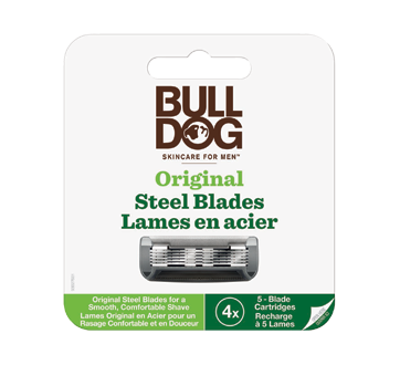 Image du produit Bulldog - Lames originales en acier, 4 unités
