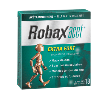Image du produit Robax - Robaxacet, comprimés extra fort, 18 unités