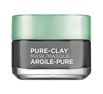 Image du produit L'Oréal Paris - Pure-Clay masque nettoyant avec 3 argiles minérales + charbon, 50 ml