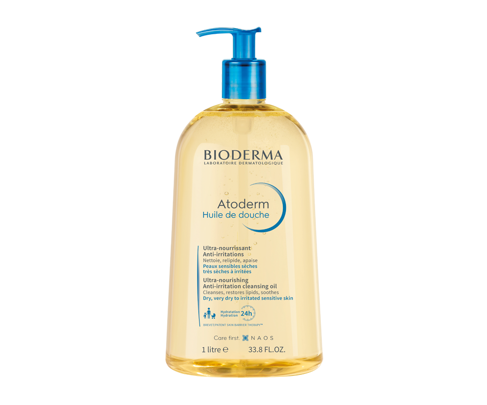 Atoderm huile de douche, 1 L Bioderma Huile Jean Coutu