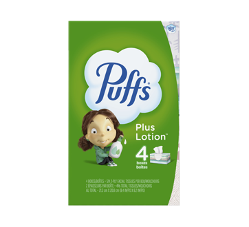Plus Lotion mouchoirs, 124 unités