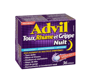 Image 2 du produit Advil - Advil Toux, Rhume et Grippe nuit, 36 unités