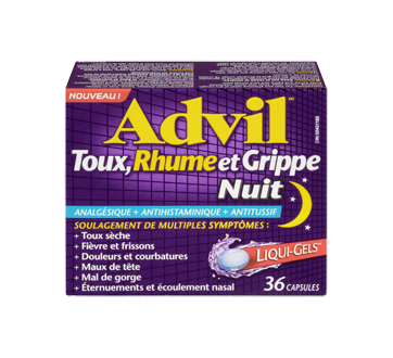 Image 3 du produit Advil - Advil Toux, Rhume et Grippe nuit, 36 unités