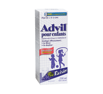 Advil Suspension Pour Enfants Sans Colorant 230 Ml Raisin Advil Ibuprofene Pour Enfants Jean Coutu