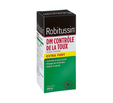 Image du produit Robitussin - Robitussin sirop Contrôle de la toux extra fort, 250 ml