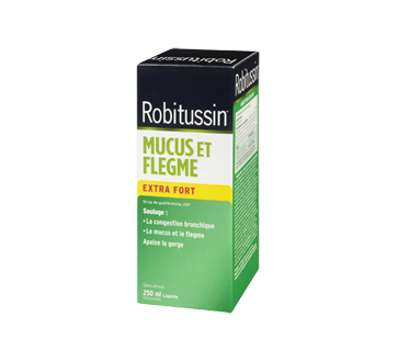 Image 1 du produit Robitussin - Robitussin sirop Mucus flegme extra fort, 250 ml, cerise