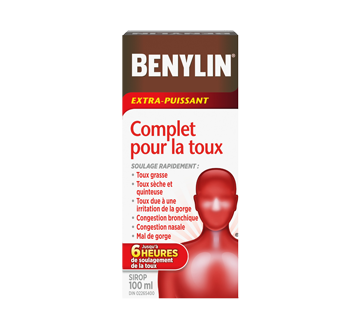 Image du produit Benylin - Benylin Toux plus Soulagement du Rhume sirop extra-puissant, 100 ml
