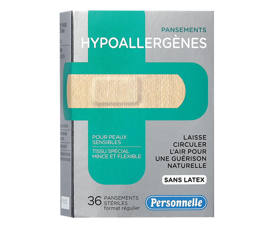 Pansements hypoallergènes, 36 unités Personnelle Bienêtre Jean Coutu